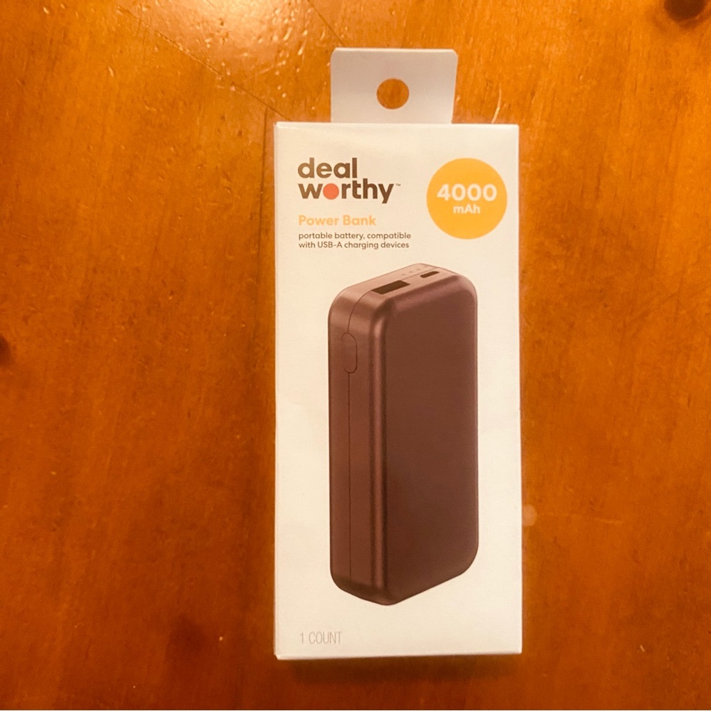 Black Power Bank 4000mAh